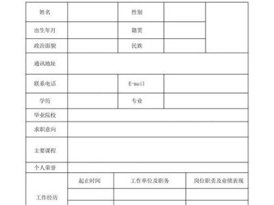 手机上怎么制作简历表,打造个性化简历表的实用指南